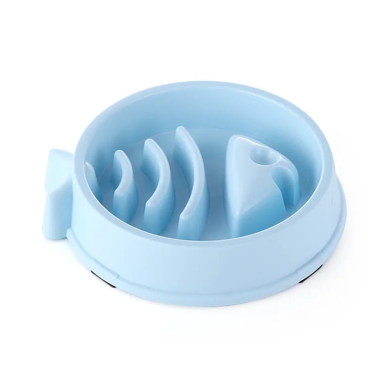 Slow Feed Pet Bowl - Fish Shape