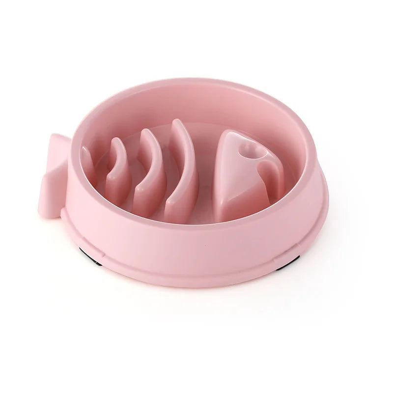Slow Feed Pet Bowl - Fish Shape