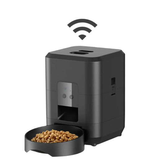 Smart Automatic Pet Feeder - Wi-Fi App Control | Black Colour