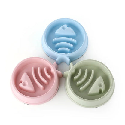 Slow Feed Pet Bowl - Fish Shape