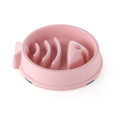 Slow Feed Pet Bowl - Fish Shape