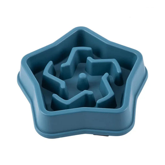 Slow Feed Pet Bowl - Star Shape